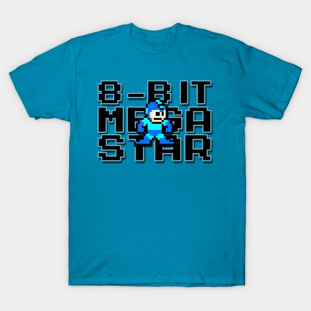 8-Bit Megastar T-Shirt by RetroCheshire